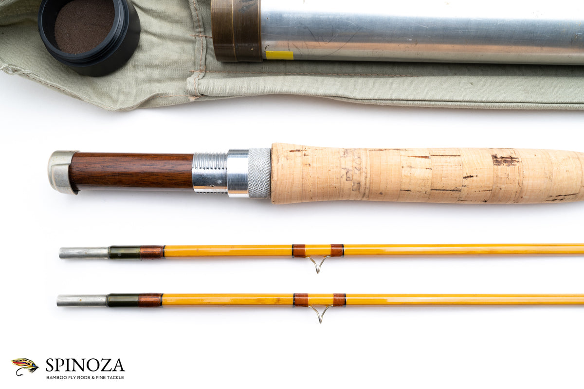 Lyle Dickerson Model 8014 Fly Rod 8' 2/2 #5/6 - handle grip and reel seat detail