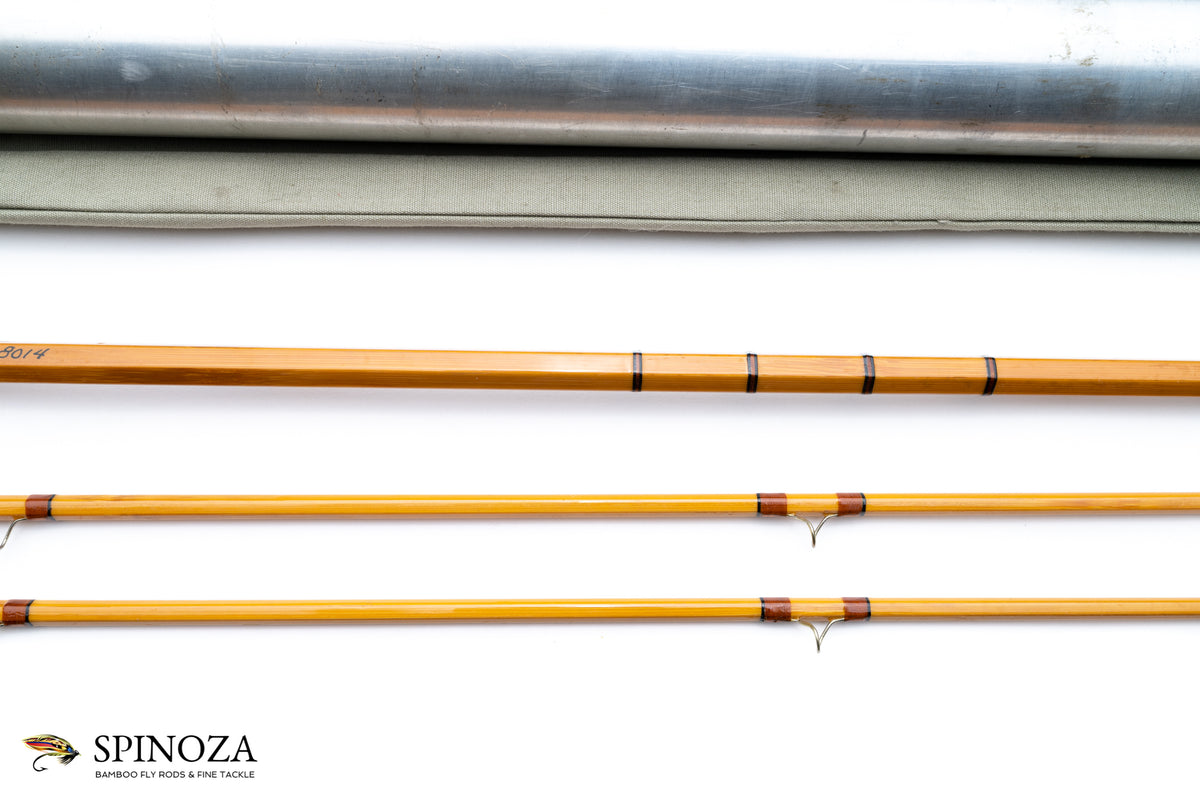 Lyle Dickerson Model 8014 Fly Rod 8' 2/2 #5/6 - rod sections with guides and wraps