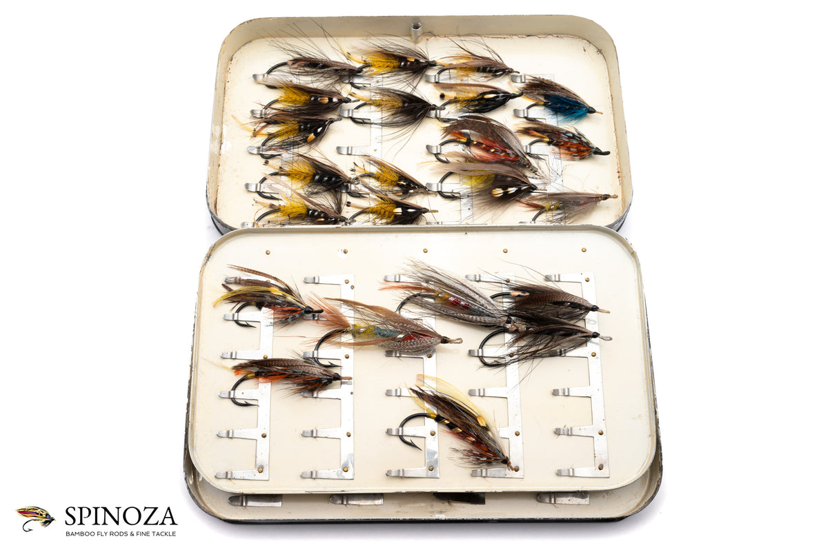 Malloch Fly Box with Salmon Flies