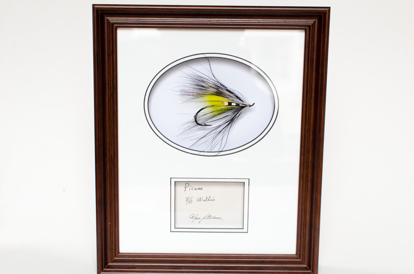 Marc Leblanc Picasse Salmon Fly Shadowbox