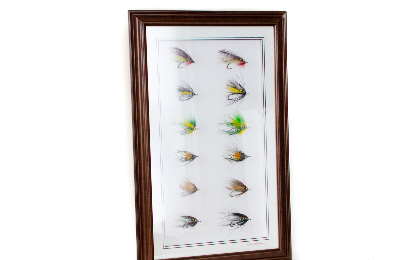 Marc Leblanc 12 Spey Fly Shadow Box