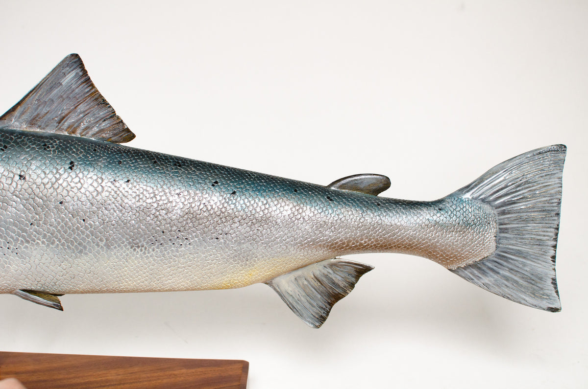 Mark Bennett Atlantic Salmon Carving