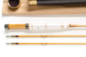 Maxwell Leonard 39-5 Fly Rod 7'6" 2/2 #5 - grip and reel seat close-up