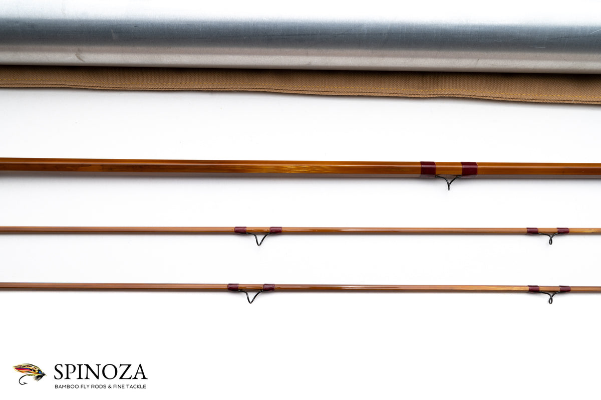 HL Leonard Hunt Model 40-5 Bamboo Fly Rod 8' 2/2 #5 - ferrule detail and joints