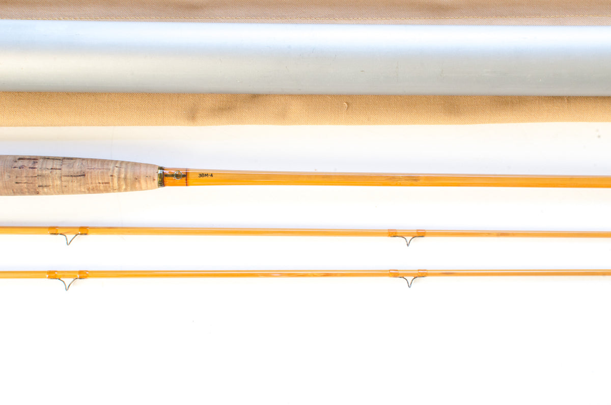 Maxwell Leonard 38M-4 Fly Rod 7' 2/2 #4 - maker's marking and inscription