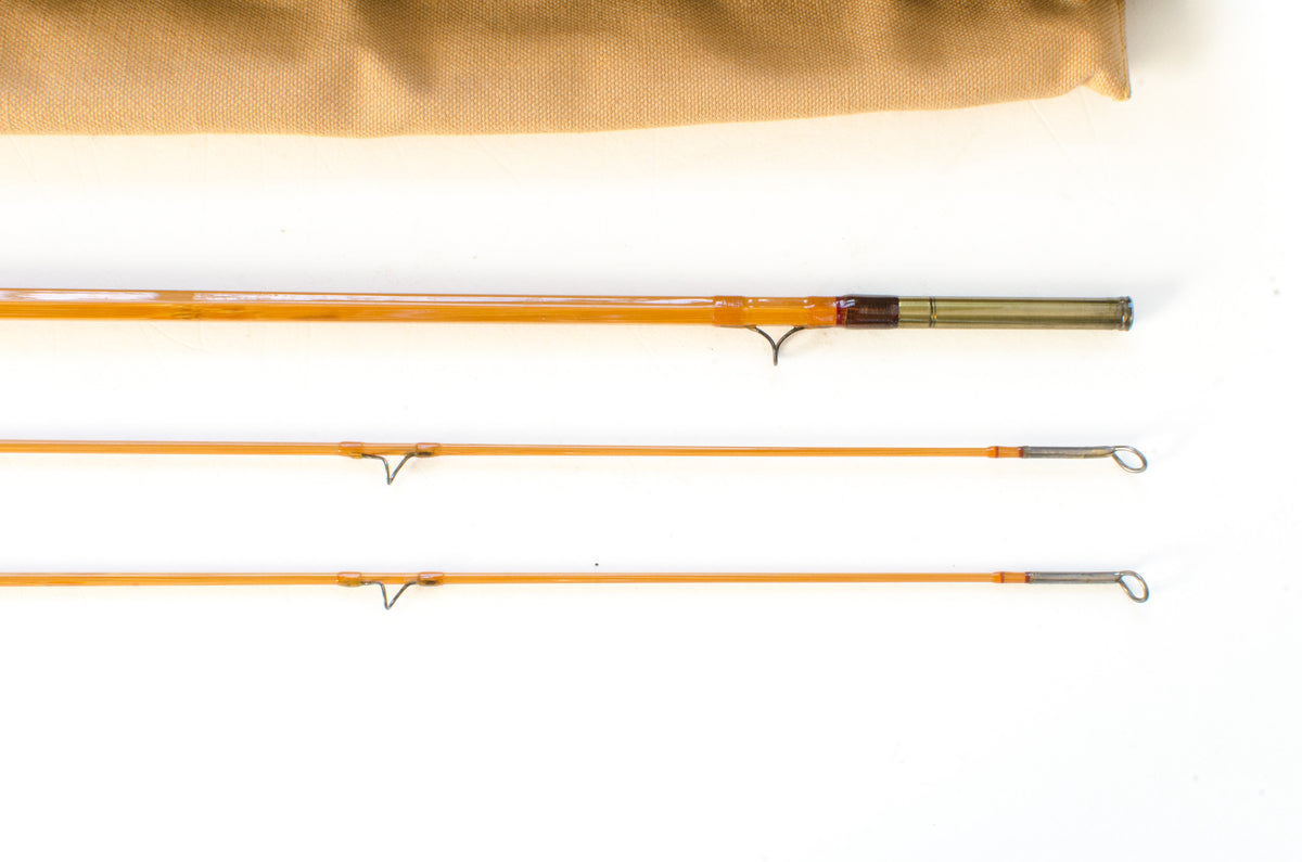 Maxwell Leonard 38M-4 Fly Rod 7' 2/2 #4 - rod sections with wrapping detail
