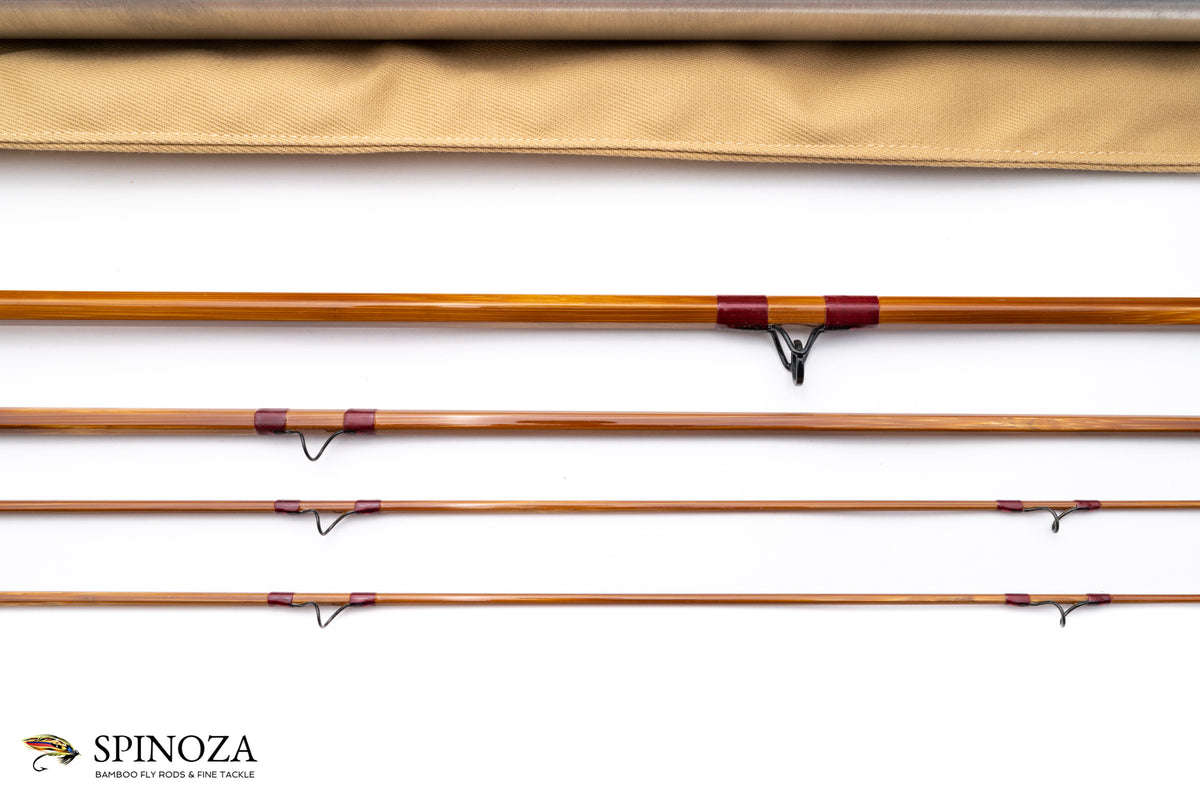 Leonard 49-6 Bamboo Fly Rod 7'6" 3/2 #6 - ferrule detail and joints