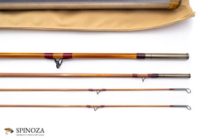 Leonard 49-6 Bamboo Fly Rod 7'6" 3/2 #6 - tip section and guides