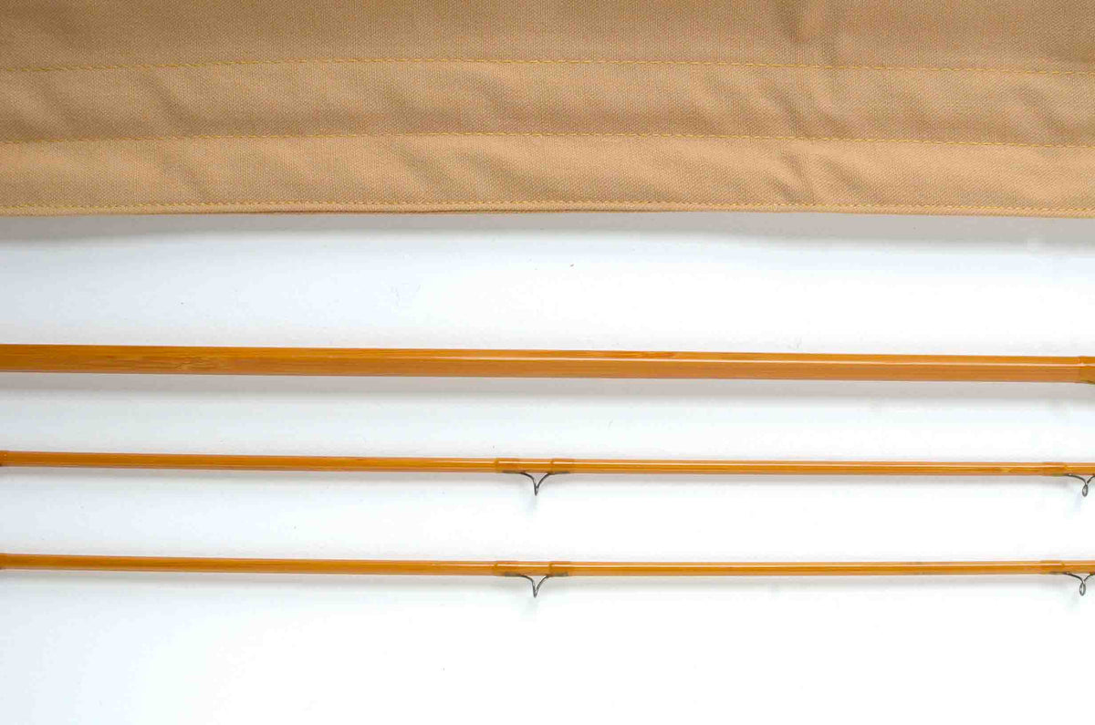 Maxwell Leonard 40M "P" Fly Rod 8' 2/2 #6 - rod sections with wrapping detail