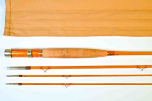Maxwell Leonard 49-6 Spring Creek Fly Rod 7'6" 3/2 #6 - grip and reel seat close-up