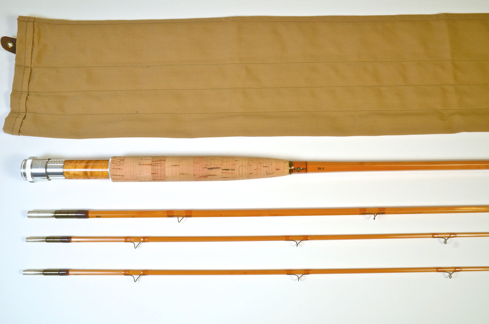 Maxwell Leonard 51-7 Spring Creek Fly Rod 8'6"3/2 #7