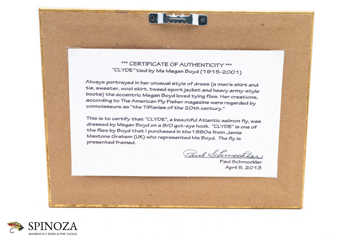 Megan Boyd Framed Fly "Clyde"