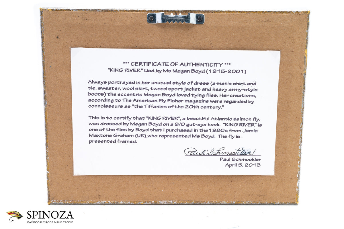 Megan Boyd Framed Fly "King River"