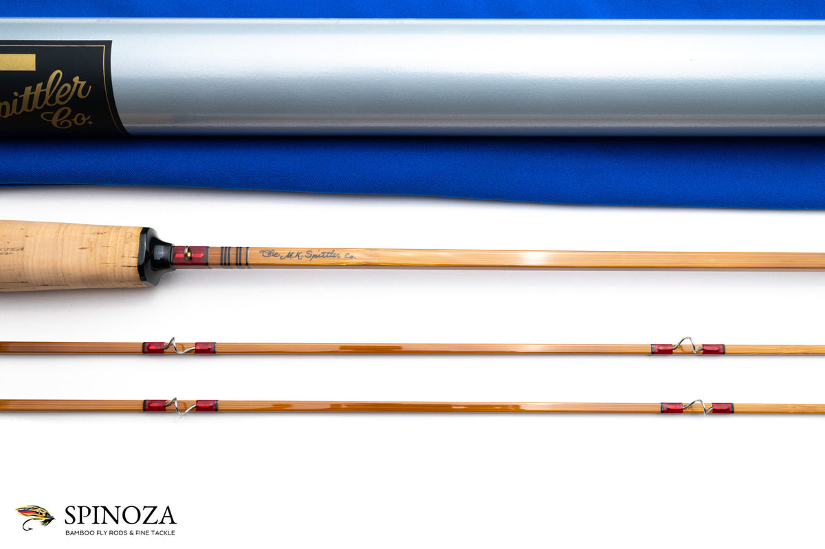 Mike Spittler Fluted Hollow Bamboo Fly Rod 7'6" 2/2 #4