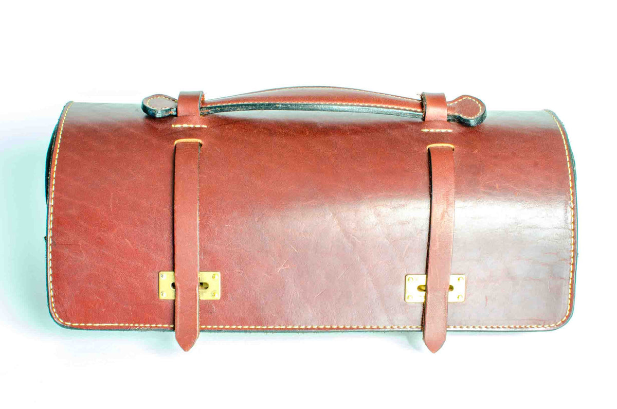 Mulholland Brothers Latigo Leather Reel Case