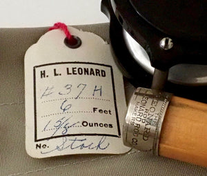 Leonard, H.L. -- Model 37H Baby Catskill Bamboo Rod and Leonard Mills Fairy Reel