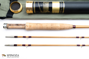 Orvis Adirondack Bamboo Fly Rod 7'6" 2/2 #5 - grip and reel seat close-up