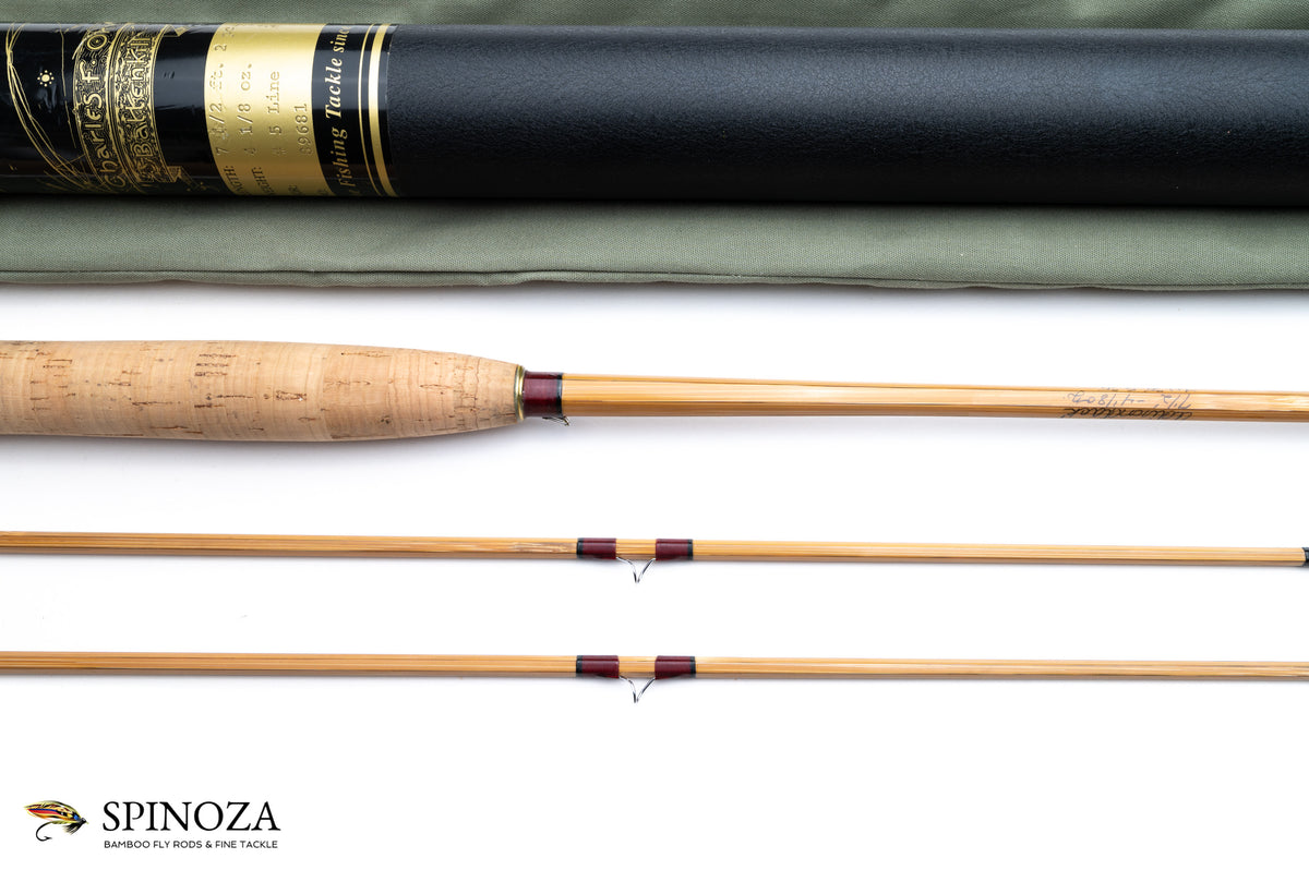 Orvis Adirondack Bamboo Fly Rod 7'6" 2/2 #5 - maker's marking and inscription