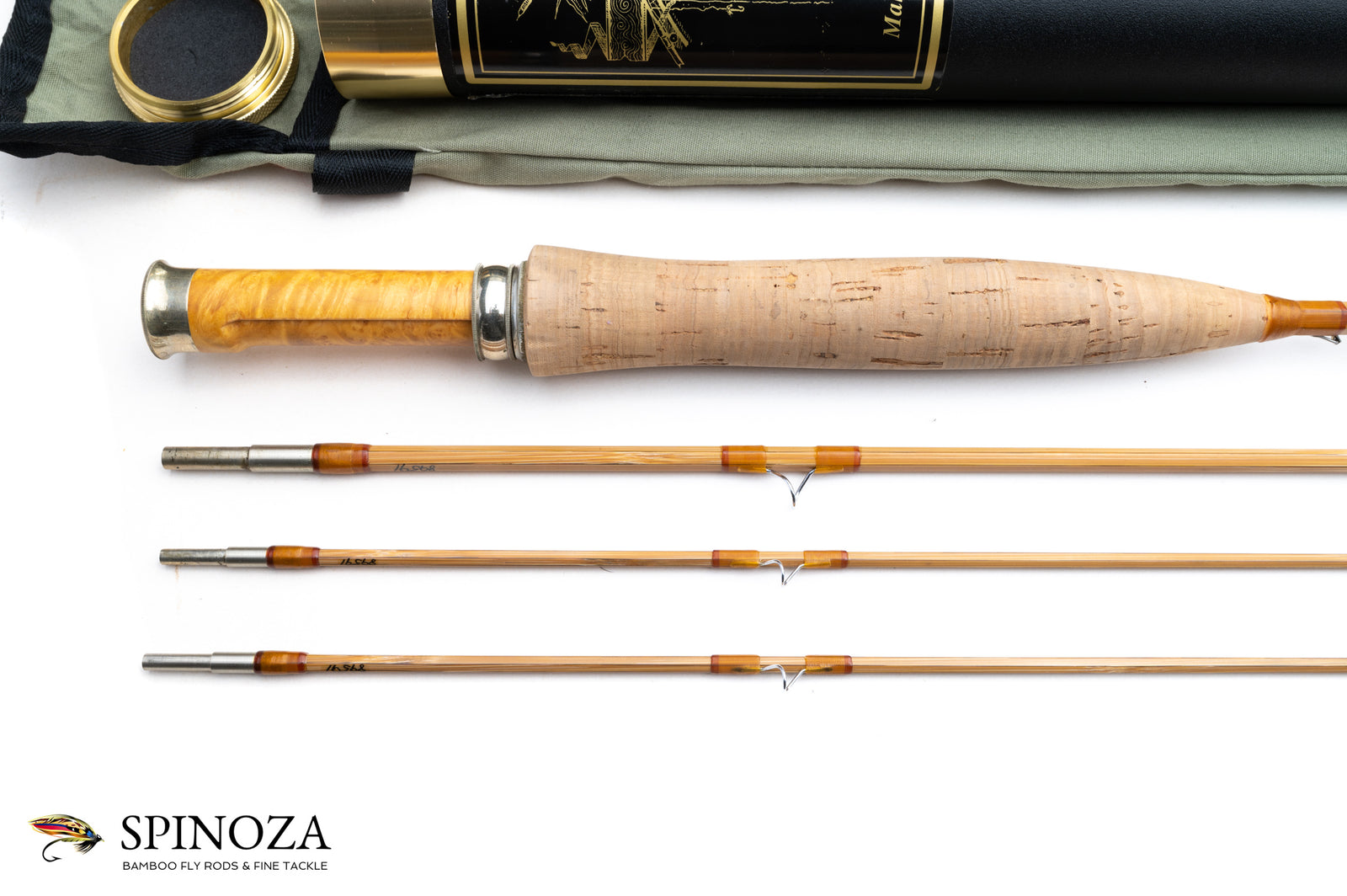 Orvis "Seven Four" Bamboo Fly Rod 7' 3/2 #4 - grip and reel seat detail