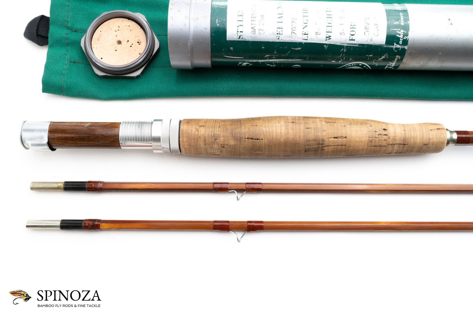 Orvis Battenkill Fly Rod 8'6" 2/2 #9 - grip and reel seat detail