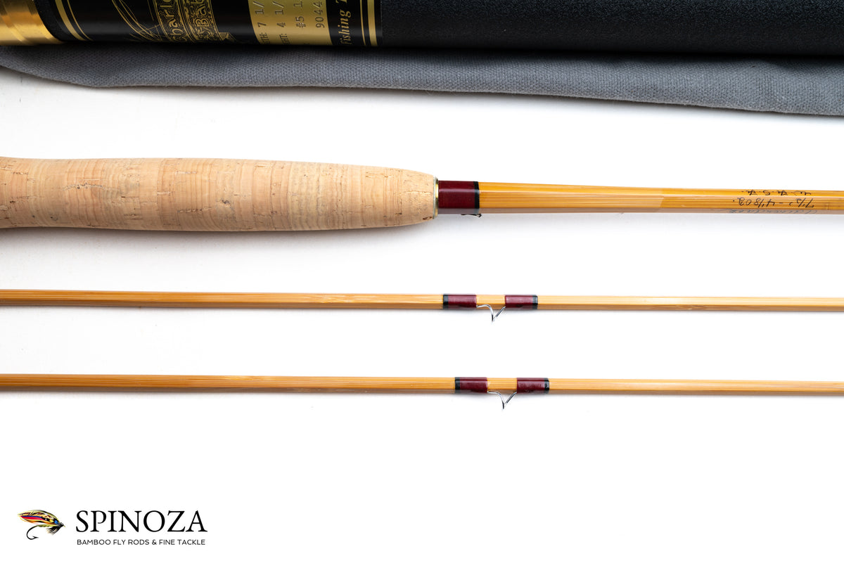 Orvis Battenkill Adirondack Bamboo Fly Rod 7'6" 2/2 #5 - maker's marking and inscription
