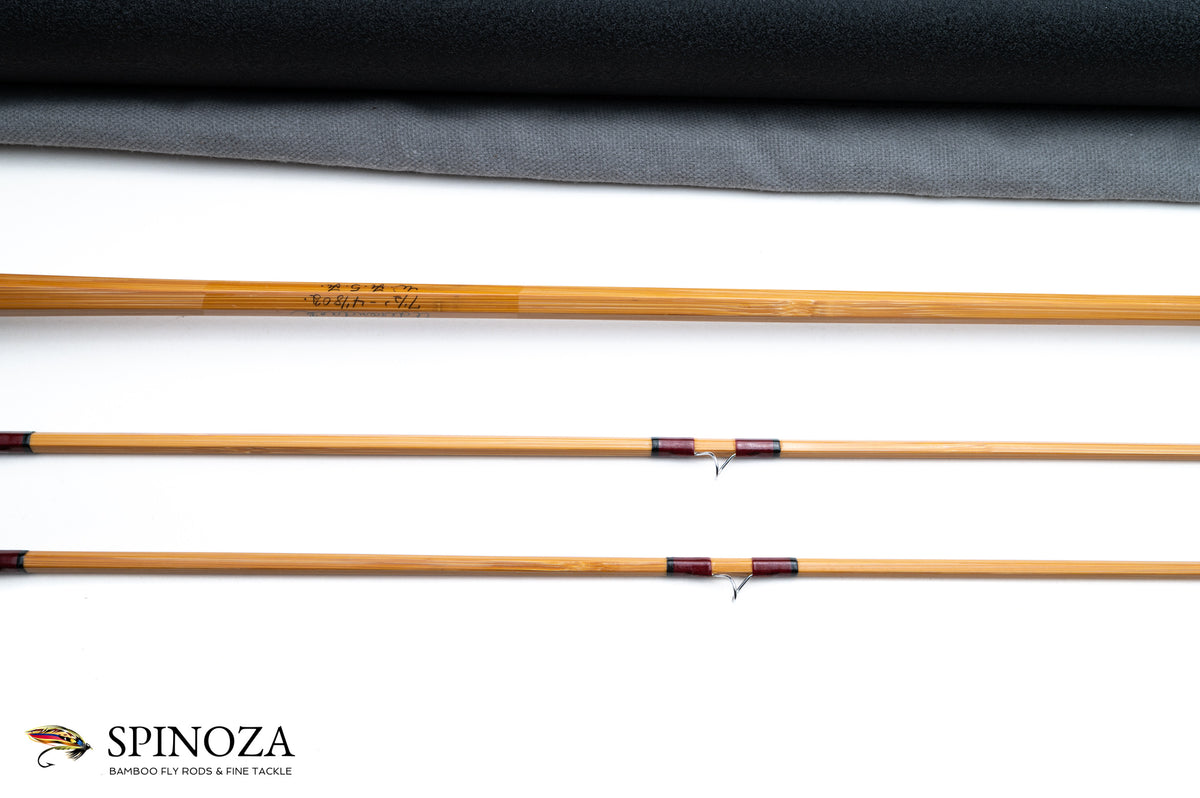 Orvis Battenkill Adirondack Bamboo Fly Rod 7'6" 2/2 #5 - rod sections with wrapping detail