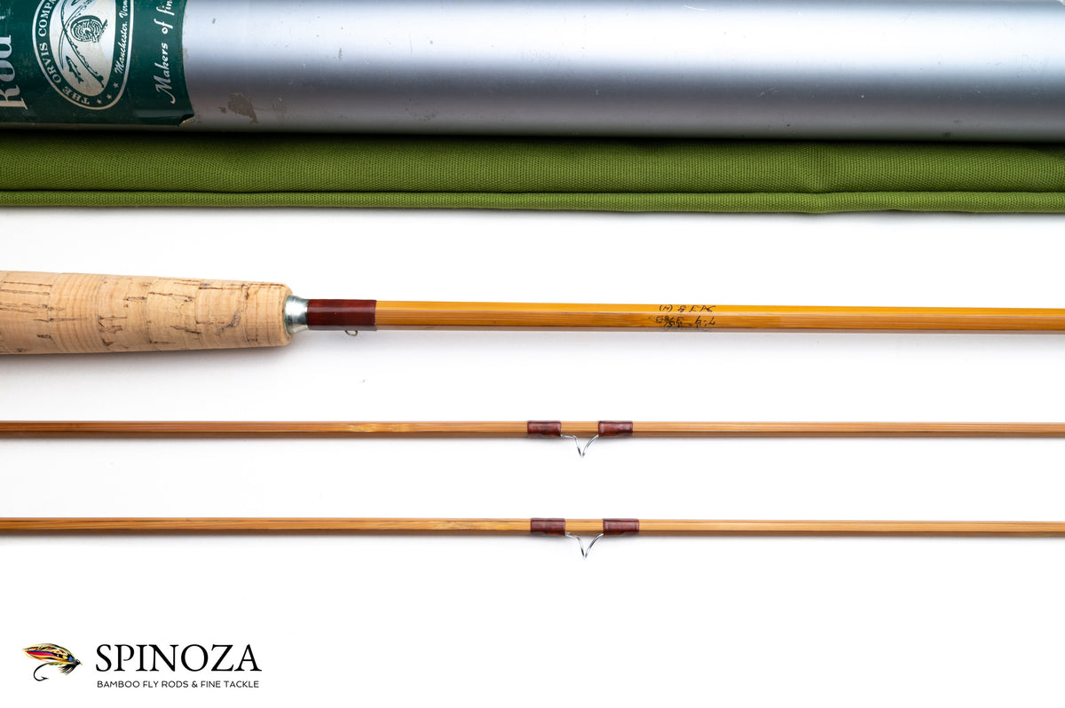 Orvis Nymph Bamboo Fly Rod 7'9" 2/2 #4 - maker's marking and inscription