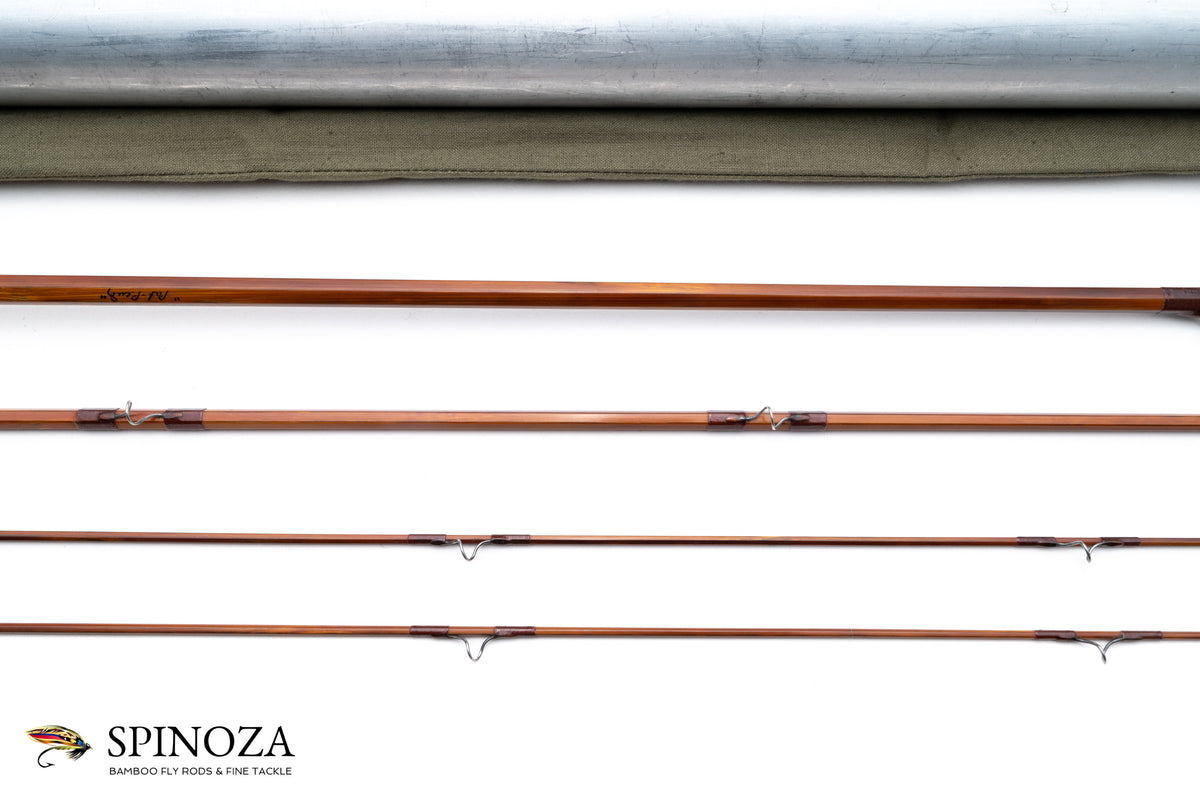 Orvis Rocky Mountain Bamboo Fly Rod 6'6" 3/2 #4/5 - rod sections with guides