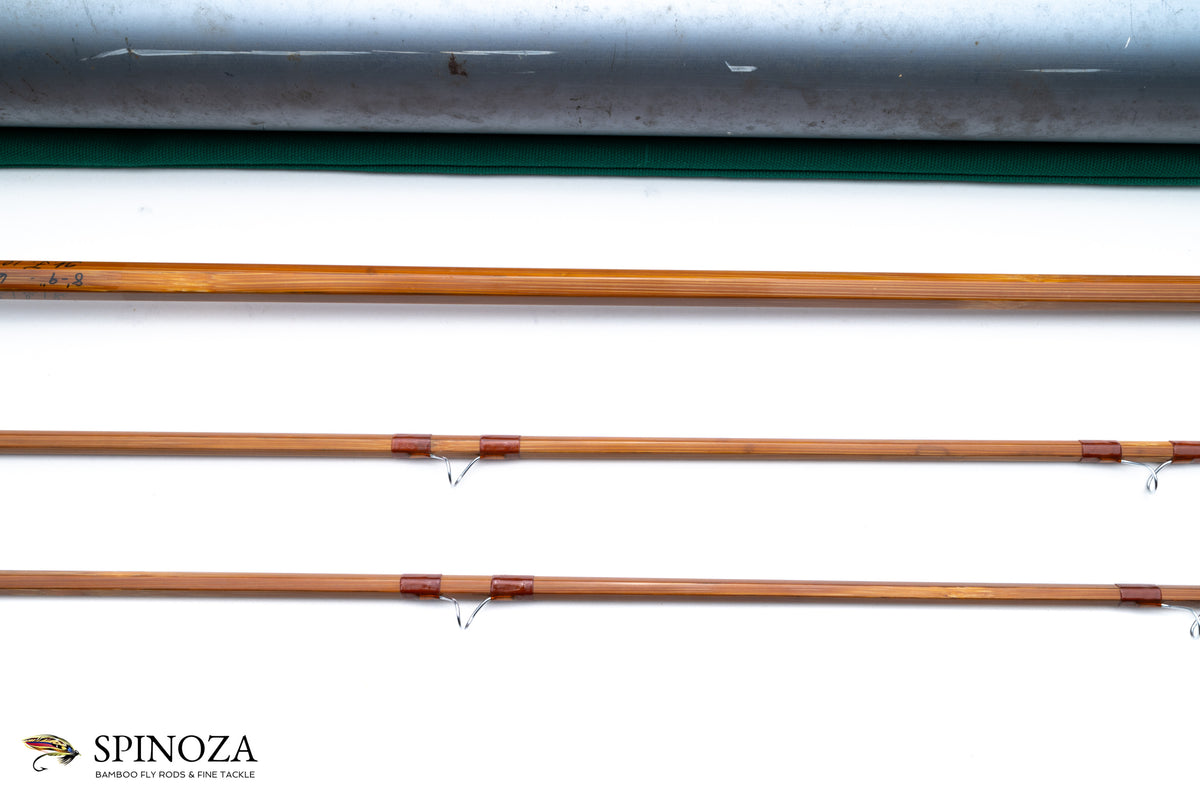 Orvis SSS Bamboo Fly Rod 8'9" 2/2 #10 - rod sections with wrapping detail