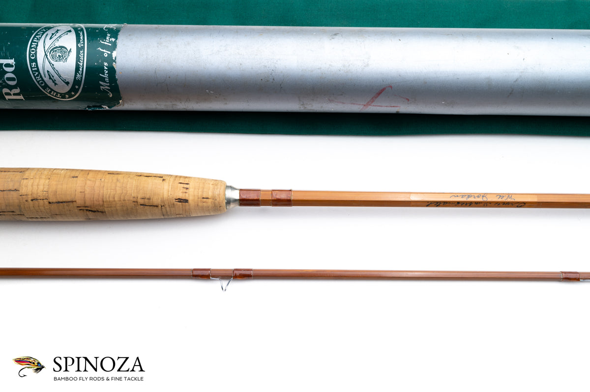 Orvis Wes Jordan Bamboo Fly Rod 7'6" 2/1 #6 - maker's marking and inscription