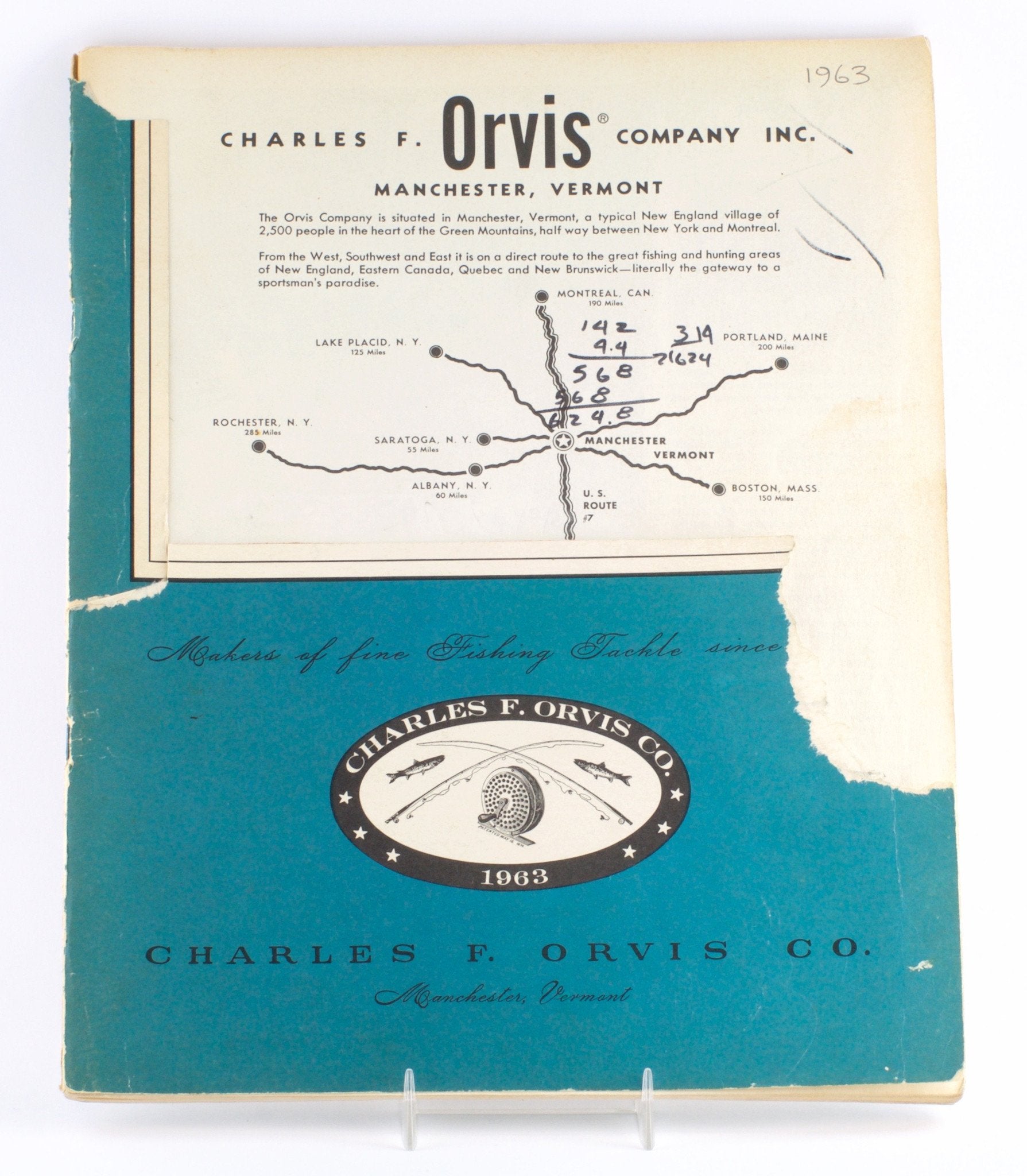 Orvis Fishing Tackle Catalog - 1963