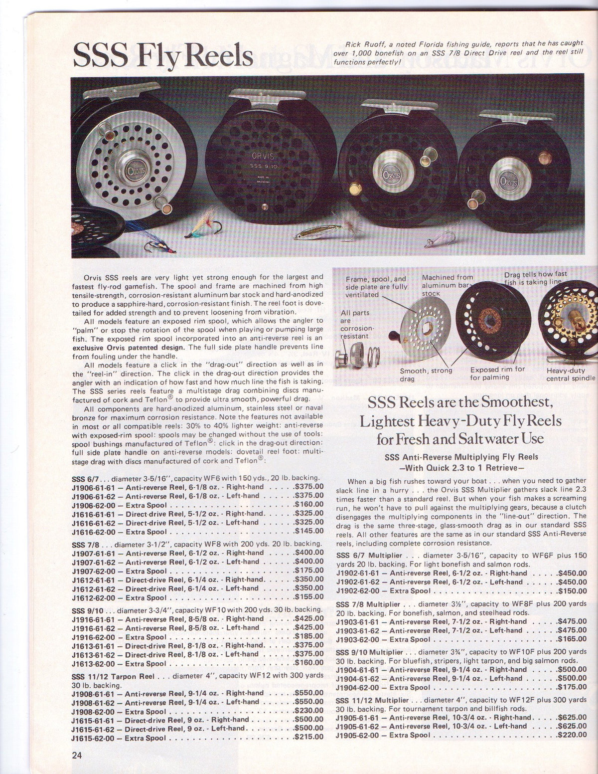 Orvis SSS Tarpon 11-12 Fly Reel