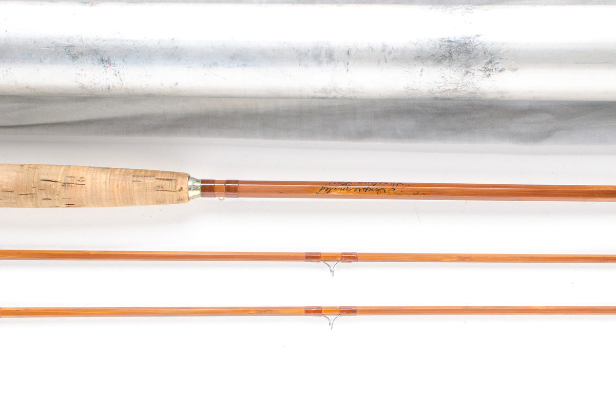 Orvis Shooting Star Fly Rod 8'6" 2/2 #9 - maker's signature and wrapping