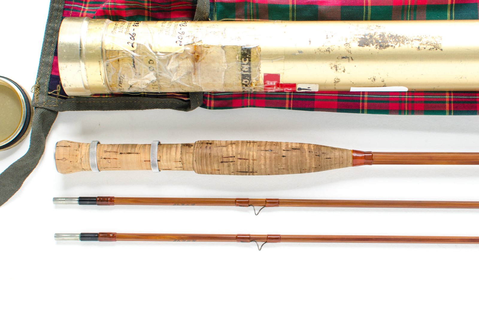 Orvis Superfine Deluxe Impregnated Fly Rod 7'6" 2/2 #6 - grip and reel seat detail