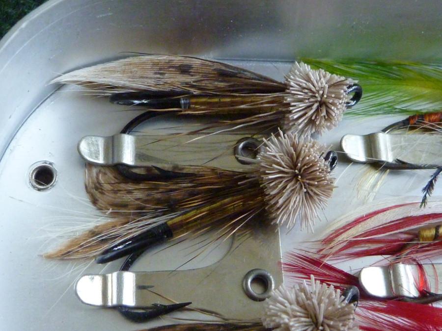 Wheatley Fly Box (large) - with Salmon Flies