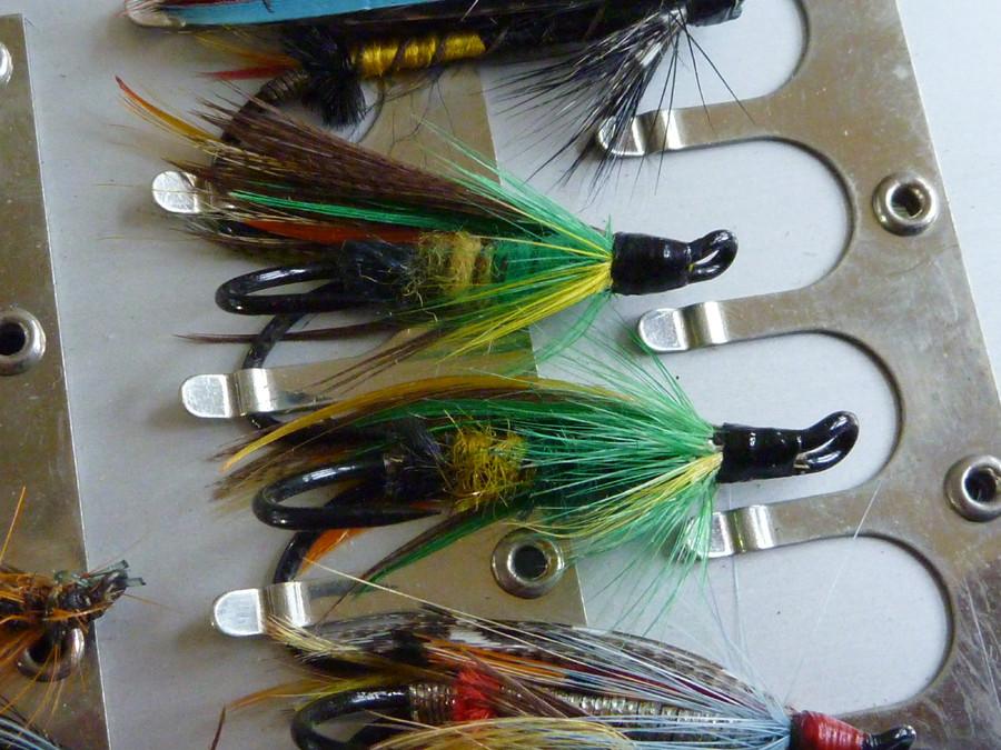 Wheatley Fly Box (large) - with Salmon Flies
