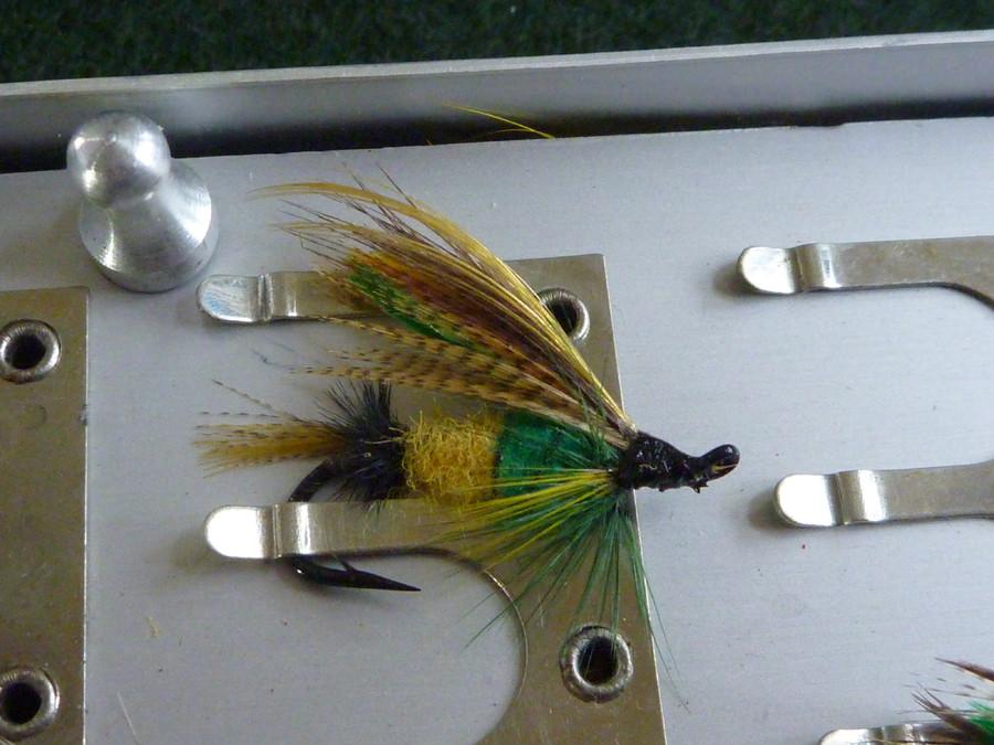 Wheatley Fly Box (large) - with Salmon Flies