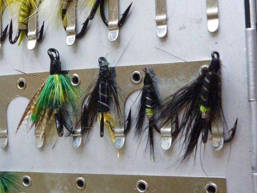 Wheatley Fly Box (large) - with Salmon Flies 