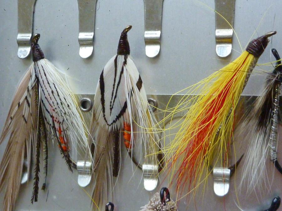 Wheatley Fly Box (large) - with Salmon Flies