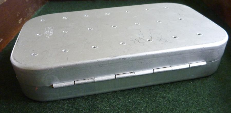 Wheatley Fly Box (large) - with Salmon Flies 