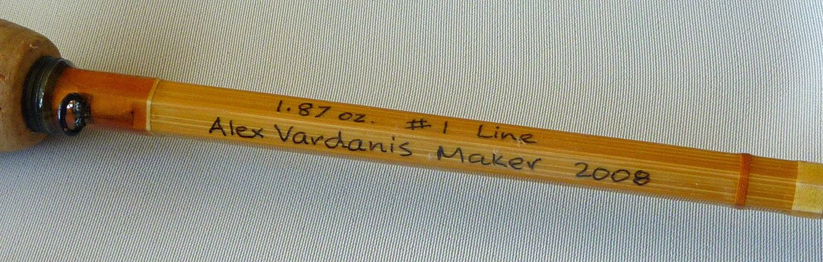 Vardanis, Alex -- Baby Catskill Bamboo Rod 