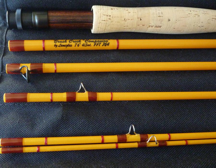 Lamiglas Fiberglass Pack Rod 7'6 4/5wt 6-piece Lamiglas Fiberglass Pack Rod 7'6 4/5wt 6-piece