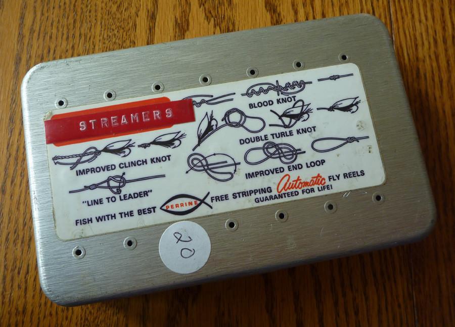 Perrine #97 Streamer Fly Box - with 72 flies 