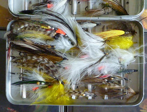Perrine #97 Streamer Fly Box - with 72 flies 