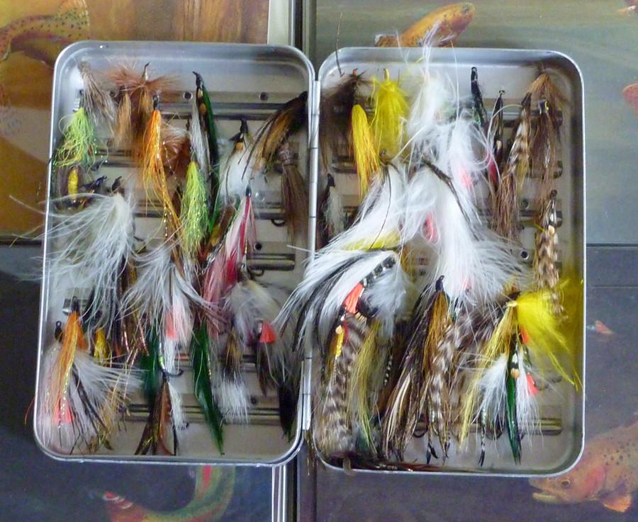 Perrine #97 Streamer Fly Box - with 72 flies 