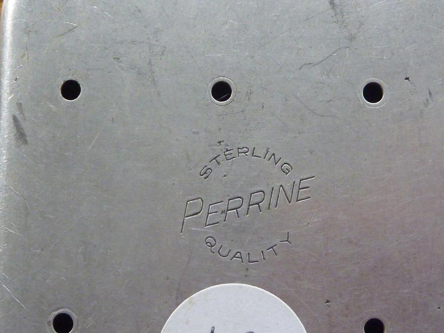 Perrine Fly Box with 22 double hook salmon flies 