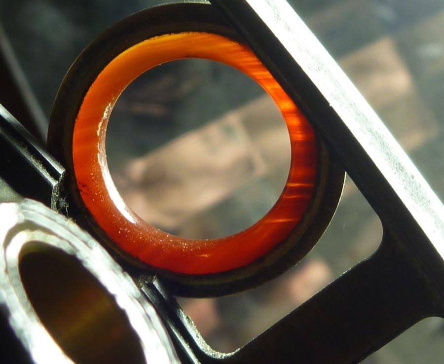 JW Young 3 1/2" Fly Reel with red agate line guide 