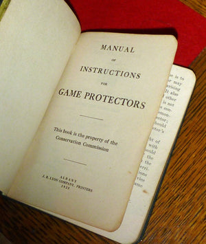 Roy Steenrod Catskill Collectibles - Vise, Game Warden Manual, Book