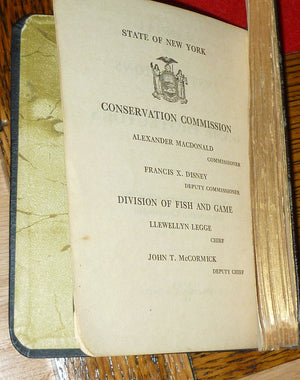 Roy Steenrod Catskill Collectibles - Vise, Game Warden Manual, Book