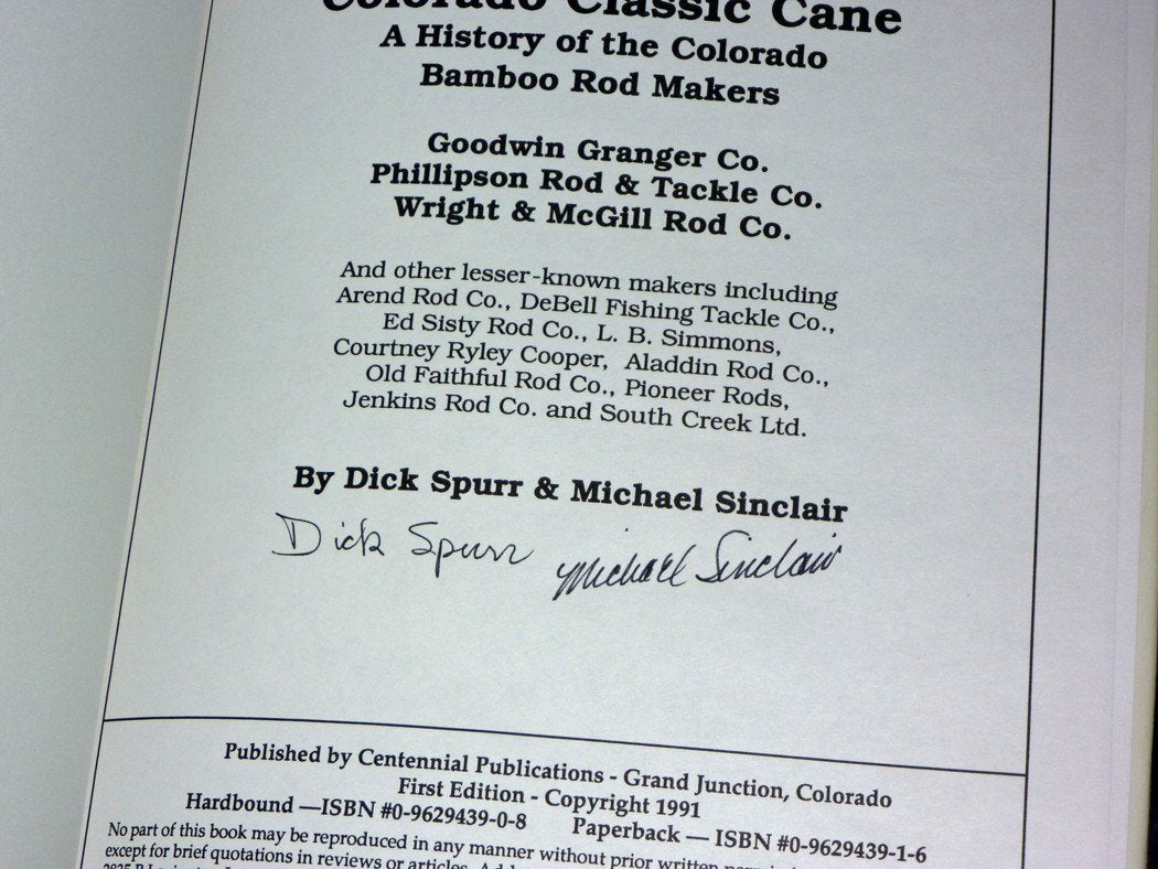 Spurr & Sinclair - Colorado Classic Cane 